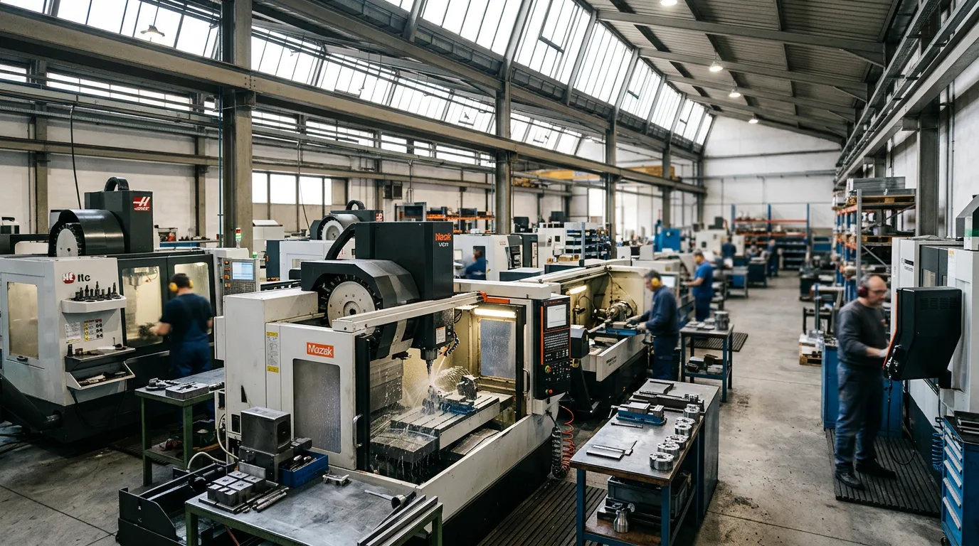 Reparto produttivo di un'azienda manifatturiera piemontese