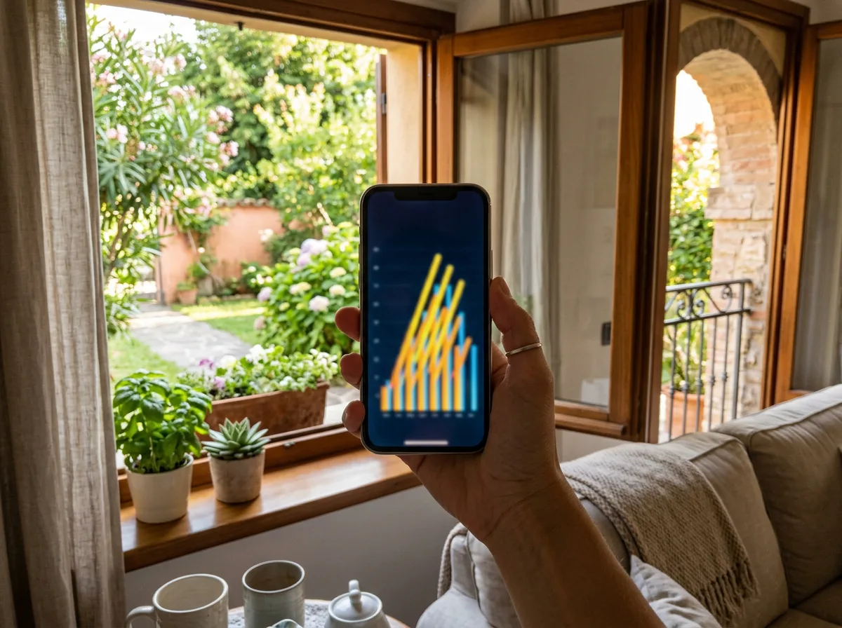 Monitoraggio da smartphone della produzione di un impianto fotovoltaico domestico: il primo passo per capire se il fotovoltaico conviene nel 2026